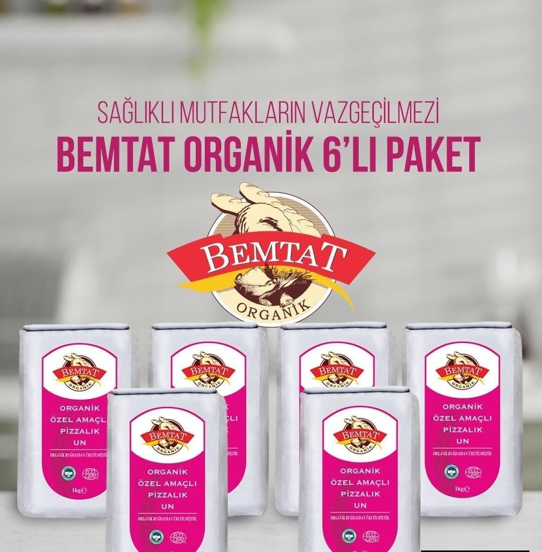 Bemtat Organik Pizzalık Un X6