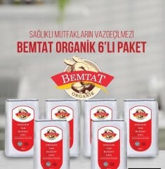 Bemtat Organik Tam Buğday Unu X6