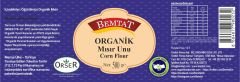 Bemtat Organik Mısır Unu 500 gr ( Organic Corn Flour )