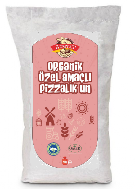 Bemtat Organik Pizzalık Un 25 kg ( Organic Pizza Flour )