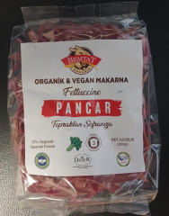 Organik Pancarlı Fettuccine 250 gr ( Organic Beetroot Fettuccine )