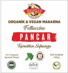 Organik Pancarlı Fettuccine 250 gr ( Organic Beetroot Fettuccine )