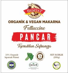 Organik Pancarlı Fettuccine 250 gr ( Organic Beetroot Fettuccine )