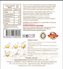 Organik Domatesli Fettuccine 250 gr ( Organic Tomato Fettuccine )