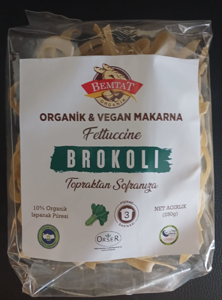Organik Brokoli Fettuccine 250 gr (Organic Broccoli Fettuccine)