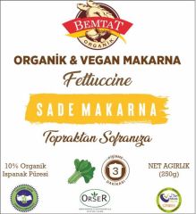 Organik Sade Fettuccine 250 gr (Organic Plain Fettuccine)