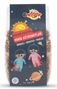 Organik Çocuk Makarna (Brokoli-Domates-Pancar) 250 gr